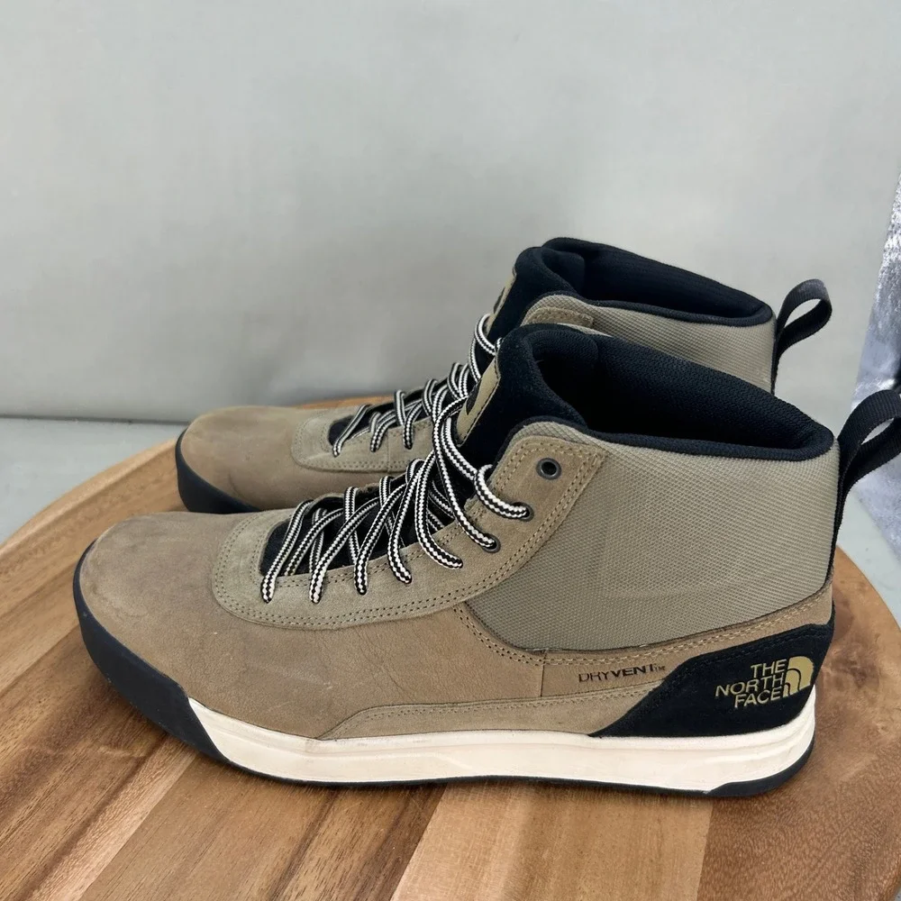 The North Face Mens Larimer Mid Waterproof Boots Brown NF0A52RM Size 11